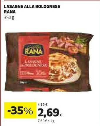 Coop Lasagne alla bolognese offerta