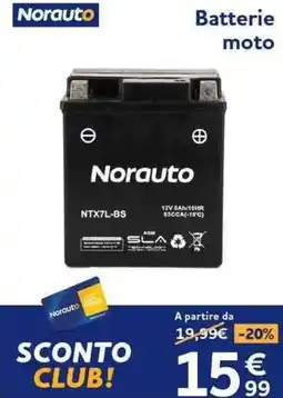 Norauto Norauto Batterie moto offerta