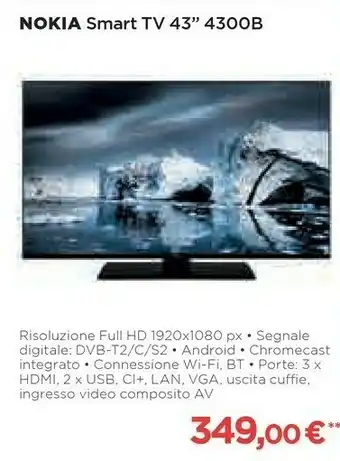 Coop Smart tv 43'' 4300b offerta