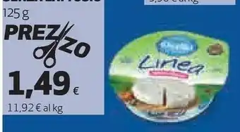 Ipercoop Fattorie osella - formaggio fresco linea senza lattosio 125 g(ml) offerta