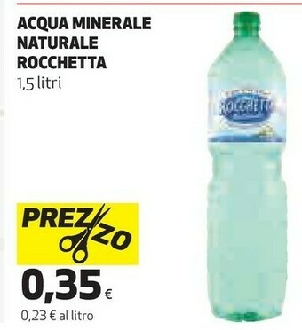 Ipercoop Acqua minerale naturale 1500 g(ml) offerta