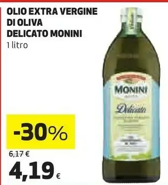 Ipercoop Monini - olio extra vergine di oliva delicato 1000 g(ml) offerta