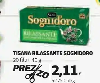 Tisane rilassante sogni d'oro