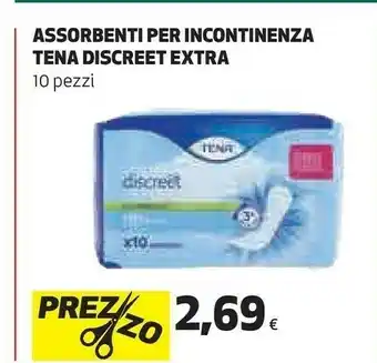 Ipercoop Assorbenti per incontinenza discreet extra offerta