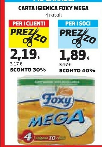 Ipercoop Carta igienica offerta