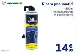 Norauto Michelin Ripara pneumatici offerta