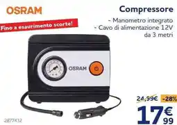 Norauto Osram Compressore, Manometro integrato offerta