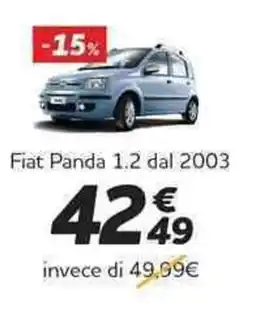 Norauto Fiat Panda 1.2 dal 2003 offerta