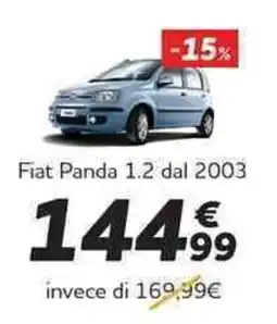 Norauto Fiat Panda 1.2 dal 2003 offerta