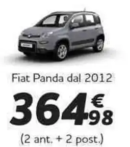 Norauto Fiat Panda dal 2012 offerta
