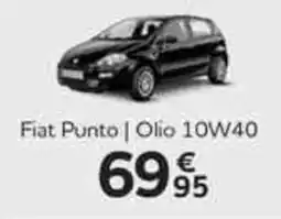 Norauto Fiat Punto, Olio 10W40 offerta