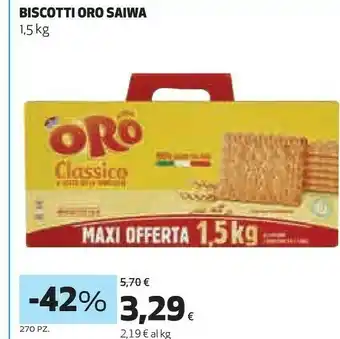 Ipercoop Biscotti oro offerta