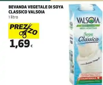 Ipercoop Bevanda vegetale di soya classico 1 litro offerta