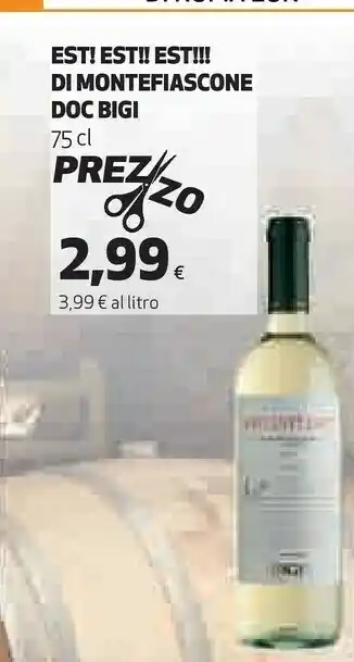 Ipercoop Est! est! est! di montefiascone doc offerta