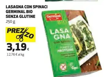 Ipercoop Lasagna con spinaci bio senza glutine offerta