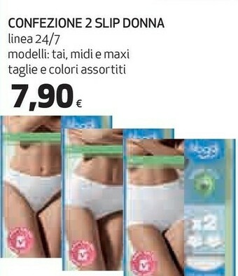 Ipercoop Confezione 2 slip donna offerta