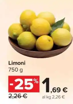 Carrefour Limoni offerta