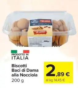 Carrefour Biscotti Baci di Dama alla Nocciola offerta