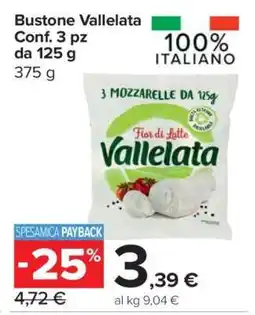 Carrefour Bustone Vallelata offerta