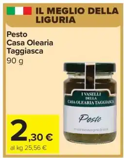 Carrefour Pesto Casa Olearia Taggiasca offerta