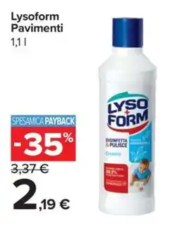 Carrefour LYSOFORM PAVIMENTI offerta