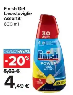 Carrefour Finish Gel Lavastoviglie Assortiti offerta