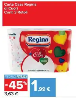 Carrefour Carta Casa Regina di Cuori offerta
