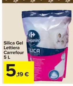 Carrefour Silica Gel Lettiera Carrefour 5 L offerta
