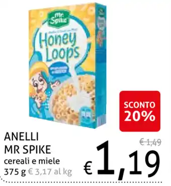 Mr Spike Anelli cereali e miele 375g
