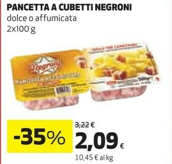 Coop Pancetta affumicata a cubetti offerta