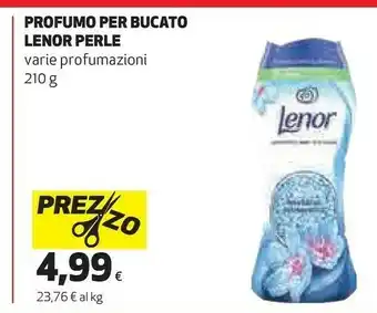 Coop 8001090891099 profumo concentrato per bucato granuli 210 g offerta