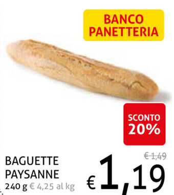 Baguette Paysanne 240g