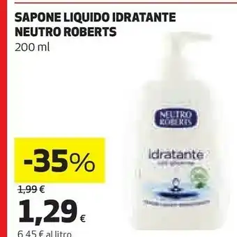 Coop Sapone liquido idratante offerta