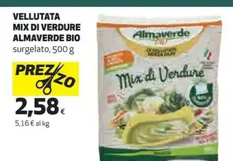 Coop Vellutata mix di verdure bio surgelato offerta