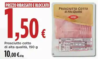 Coop Coop - prosciutto cotto di alta qualità 150 g(ml) offerta