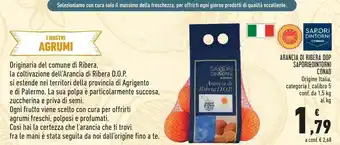 Conad City Sapori&dintorni conad arancia di ribera dop offerta