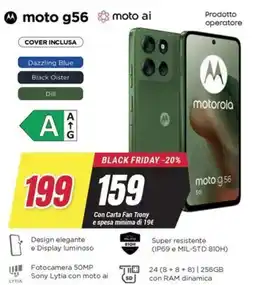 Trony motorola moto g56 offerta