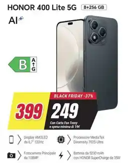 Trony HONOR 400 Lite 5G offerta