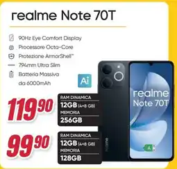 Trony realme Note 70T 256 GB offerta