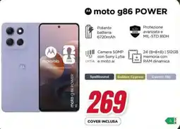 Trony motorola moto g86 power offerta