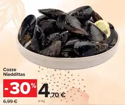 Carrefour Cozze Nieddittas offerta