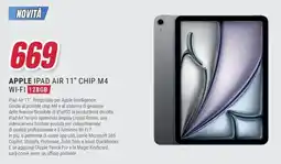 Trony APPLE IPAD AIR 11" CHIP M4 WI-FI 128GB offerta