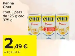 Carrefour Panna Chef offerta