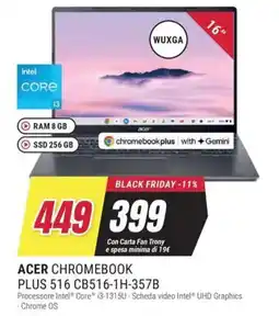 Trony ACER CHROMEBOOK PLUS 516 CB516-1H-357B offerta