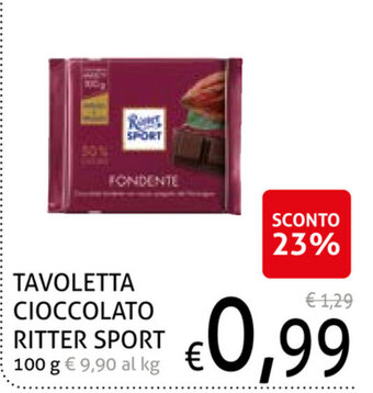 Ritter Sport Tavoletta Cioccolato 100g