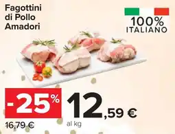 Carrefour Fagottini di Pollo Amadori offerta