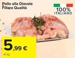 Carrefour Pollo alla Diavola Filiera Qualità offerta