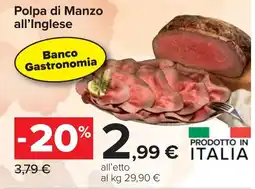 Carrefour Polpa di Manzo all'Inglese offerta