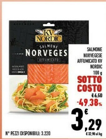 Conad City Kv nordic - salmone norvegese affumicato offerta