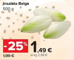 Carrefour Insalata Belga offerta